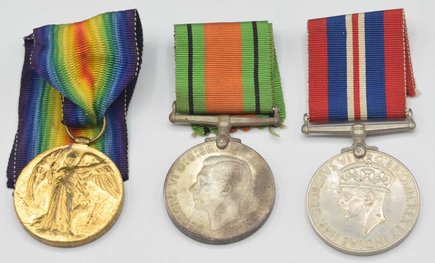 Lot 20 - First World War 1914-19 Victory medal impressd...