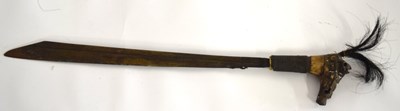 Lot 61 - Borneo: Dayak / head hunter Mandau or malat...