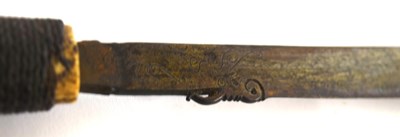Lot 61 - Borneo: Dayak / head hunter Mandau or malat...