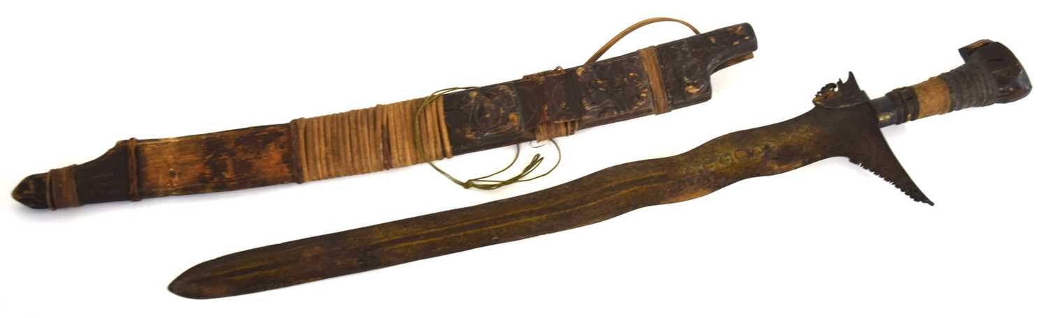 Lot 66 - Indonesaian, 19th century Kalis sword. With...