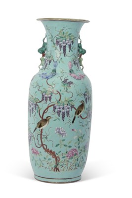 Lot 117 - An impressive Chinese porcelain floor vase,...