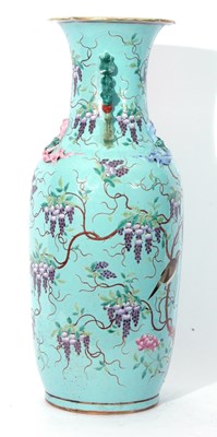 Lot 117 - An impressive Chinese porcelain floor vase,...