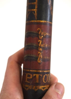 Lot 85 - William IV painted wooden police truncheon...