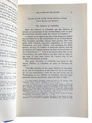Lot 67 - GEORGE EARLIE SHANKLE: STATE NAMES, FLAGS,...