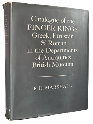 Lot 66 - F H MARSHALL: CATALOGUE OF THE FINGER RINGS...