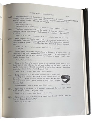 Lot 66 - F H MARSHALL: CATALOGUE OF THE FINGER RINGS...