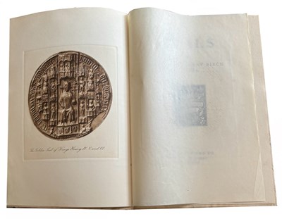 Lot 65 - WALTER DE GRAY BIRCH: SEALS, London, Methuen...