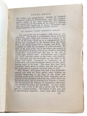 Lot 65 - WALTER DE GRAY BIRCH: SEALS, London, Methuen...