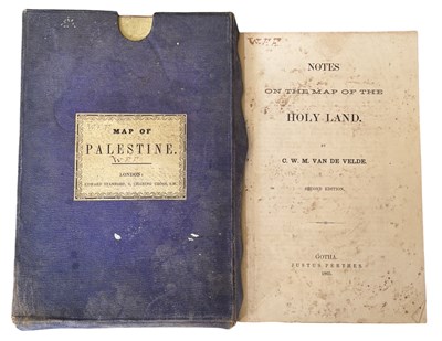 Lot 1119 - MAP OF PALESTINE, London, Edward Stanford....