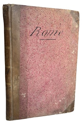 Lot 1181 - MANUSCRIPT BOOK: Pertaining to Rome