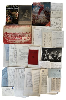 Lot 1216 - OLIVER WARNER: WITH WOLFE TO QUEBEC, Toronto...