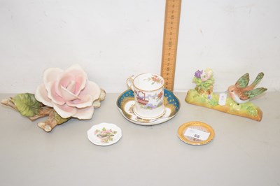 Lot 58 - Small quantity of ceramics to include Crown...