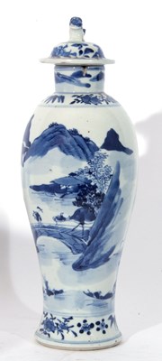Lot 133 - Chinese porcelain vase and a cover finely...