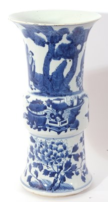 Lot 135 - Chinese porcelain vase of Yan Yan form, finely...