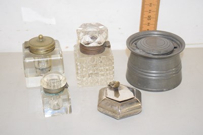 Lot 97 - Mixed lot of ink wells