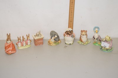 Lot 104 - Group of eight various Beswick Beatrix Potter...