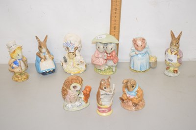 Lot 109 - Group of nine various Beswick Beatrix Potter...