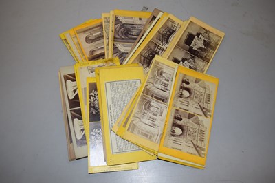 Lot 116 - Mixed Lot: Vintage stereoscope cards