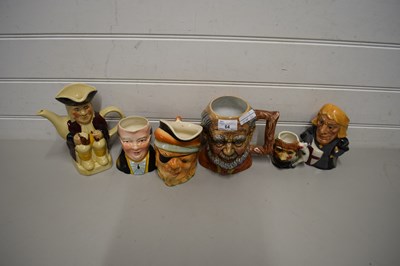 Lot 64 - COLLECTION OF VARIOUS CHARACTER JUGS