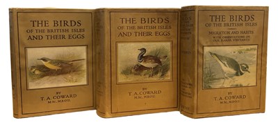 Lot 106 - T A COWARD: THE BIRDS OF THE BRITISH ISLES,...