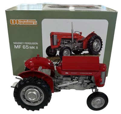 Lot 212 - A boxed Universal Hobbies  1:16 scale Massey...