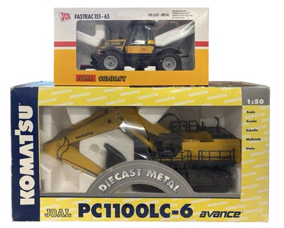 Lot 202 - A pair of boxed die-cast JOAL heavy plant...