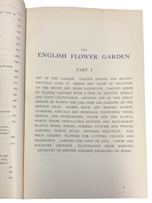 Lot 89 - WILLIAM ROBINSON: THE ENGLISH FLOWER GARDEN...