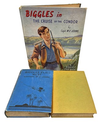 Lot 371 - CAPT W E JOHNS: 3 Titles: BIGGLES IN THE...