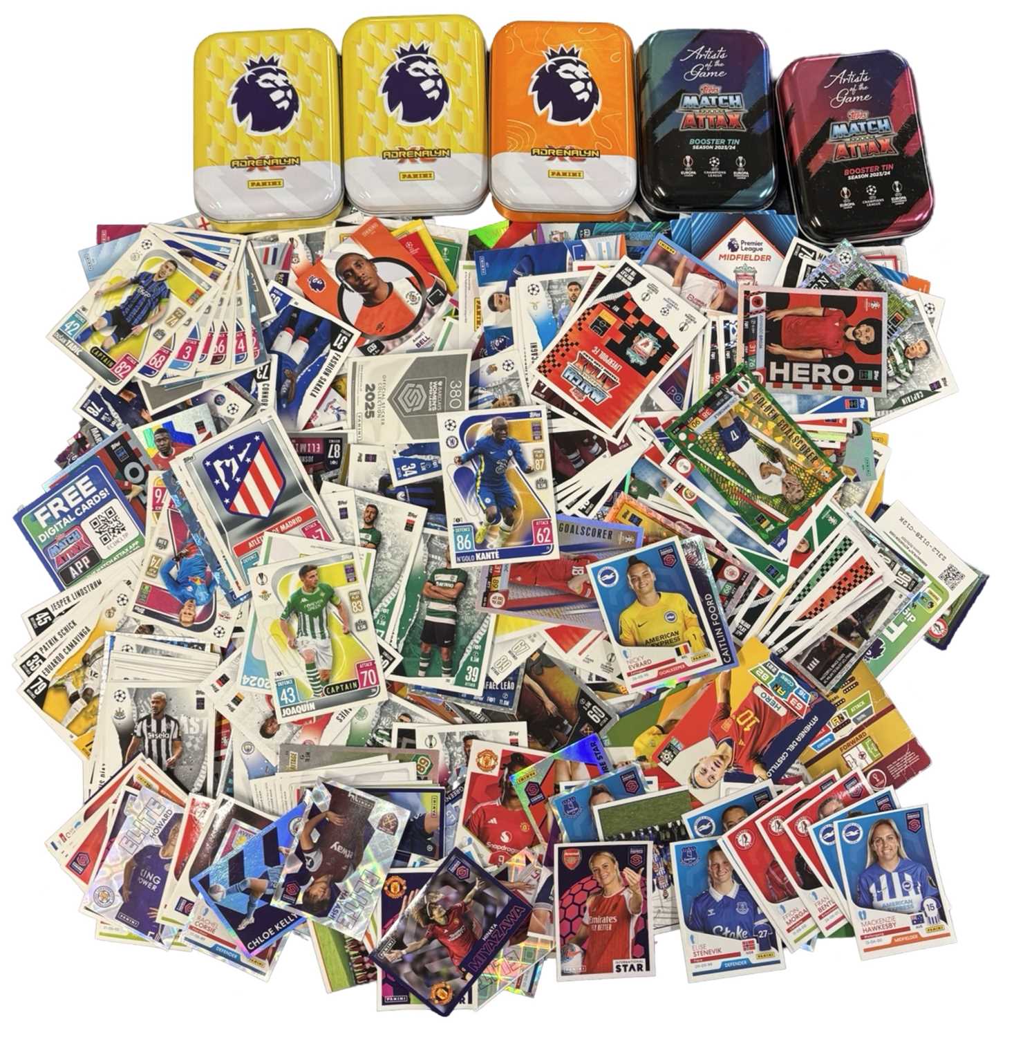 Lot 154 - A large collection of various Panini and Topps...