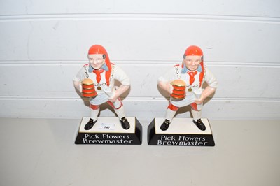 Lot 147 - TWO CARLTON WARE BREWERY ADVERTISING FIGURES...
