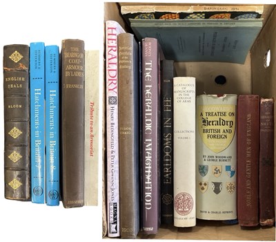 Lot 1034 - ONE BOX: Heraldry interest