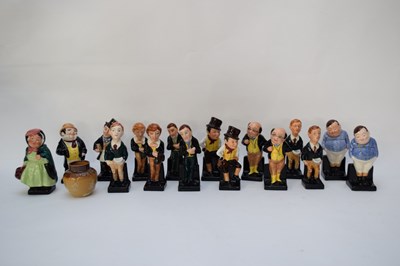 Lot 98 - Group of Royal Doulton Dickens ware figures...