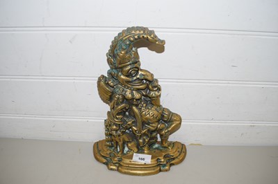Lot 166 - VICTORIAN CAST BRASS AND IRON MR PUNCH DOOR STOP