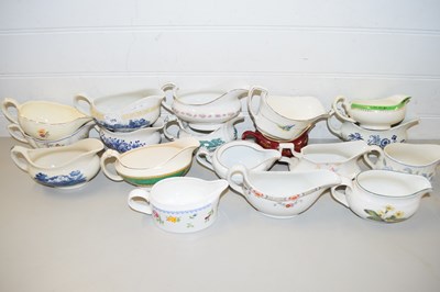 Lot 170 - COLLECTION OF GRAVY BOATS