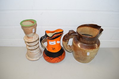 Lot 175 - MIXED LOT COMPRISING 19TH CENTURY STONEWARE...