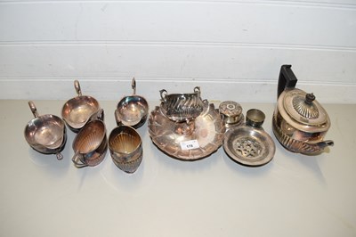 Lot 178 - MIXED LOT VARIOUS SILVER PLATED WARES TO...