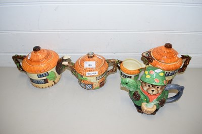 Lot 180 - MIXED LOT COMPRISING BESWICK COTTAGE WARE TEA...