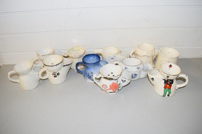 Lot 199 - COLLECTION OF ELEVEN POTTERY SHAVING MUGS