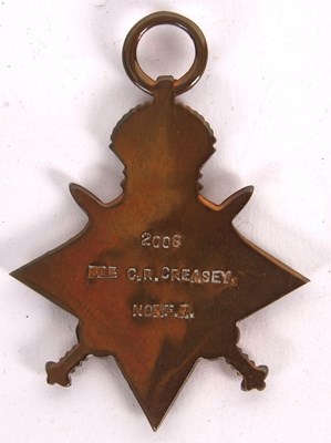 Lot 3 - Three Family First World war casualty medal...
