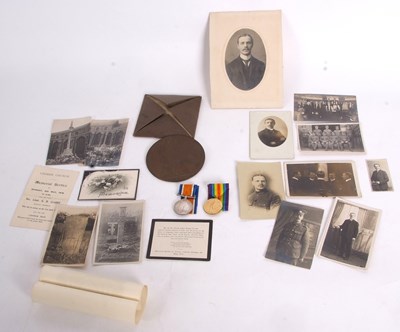 Lot 3 - Three Family First World war casualty medal...