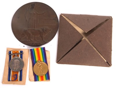 Lot 3 - Three Family First World war casualty medal...