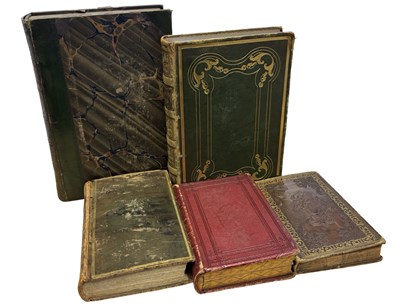 Lot 277 - ANTIQUARIAN LEATHERBOUND POETRY: 5 Titles: THE...