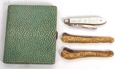 Lot 161 - Mixed Lot:  A pair of continental folding...