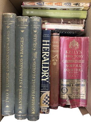 Lot 1035 - ONE BOX: Heraldry interest