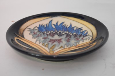 Lot 107 - Boxed Moorcroft pin dish with a modern...