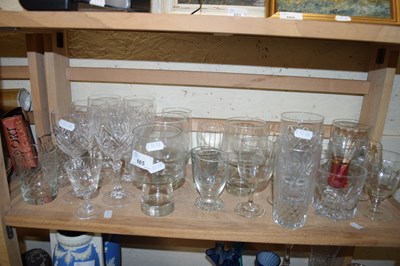 Lot 665 - MIXED LOT VARIOUS DRINKING GLASSES