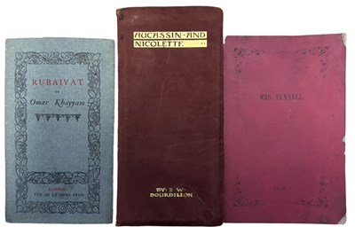 Lot 1157 - SMALL FORMAT: 3 Titles: RUBAIYAT OF OMAR...