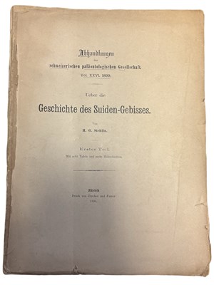 Lot 1095 - HANS GEORG-STEHLIN: GESCHICHTE DES...