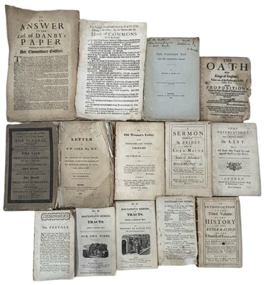 Lot 1139 - A mixed lot of various antiquarian documents:...