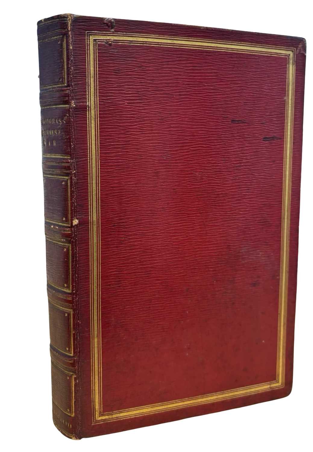 Lot 32 - MAJOR J J SNODGRASS: NARRATIVE OF THE BURMESE...